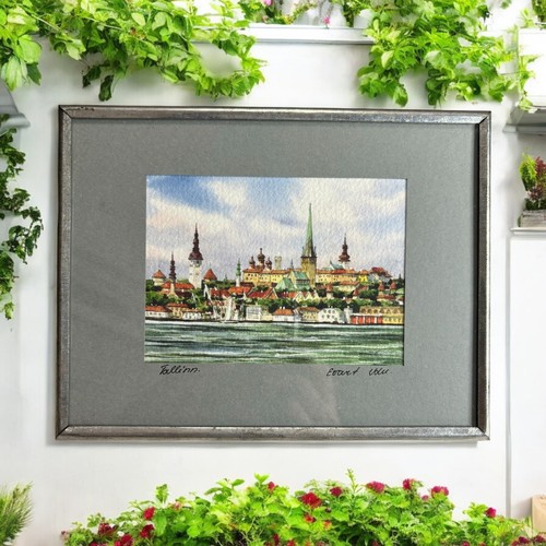 Stampa vintage tallinn firmata - tallinn,