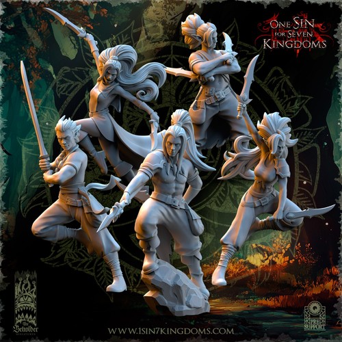 Elf death dancers - elf,