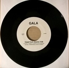 GALA Freed from Desire 7'' PROMO juke box 45 giri Italy 1996 rare NEAR MINT/MINT