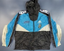 GIUBBINO ANTIPIOGGIA JUVENTUS ANNI 90 ALLENAMENTO CALCIO KAPPA DANONE SHIRT TAGLIA XL ADULTO