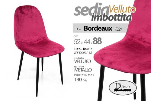 Sedia metallo salotto sala - sedia,