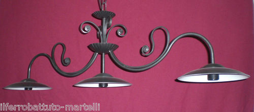Lampadario bilancia ferro - lampadario, in