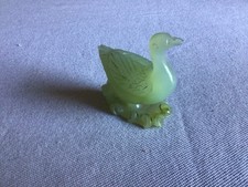 Statuina Cigno Giada Vintage