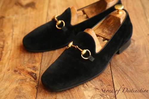 Gucci scarpe velluto nero - scarpe,