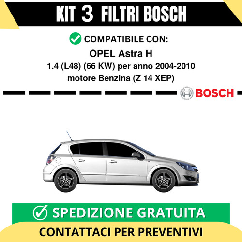 Kit bosch filtri tagliando - kit,