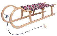 Slitta grande in legno