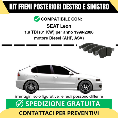 Pastiglie freno posteriori - freno,