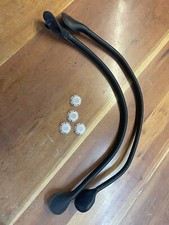 Borsa donna tipo O bag manici compatibili Obag accessori tappi Ecopelle Neri