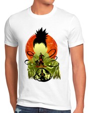 T-shirt uomo Hidan vs Shikamaru ninja manga kakashi hatake