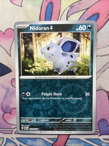 Nidoran 029 165 common - 029/165,