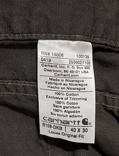 Carhartt B159 DKB Brown Canvas