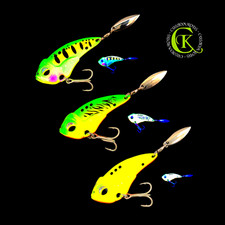 3x 17g Spin Jig UV Spinbait
