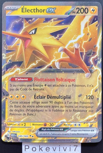 Carte pokemon electhor 145 - pokemon, 145/165