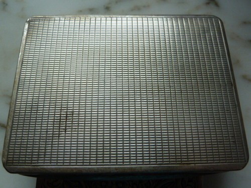 Portasigarette vintage argento - portasigarette,