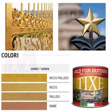 Vernice oro dorata Doratura a