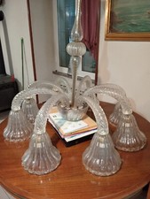 lampadario di cristallo di murano antico anni 30