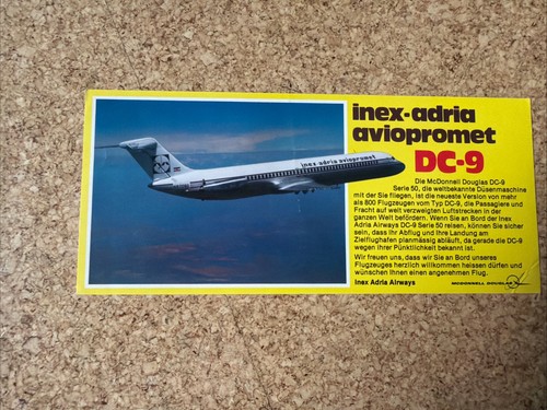 Inex adria aviopromet 50 - aviopromet, dc-9-50