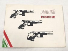 Libretto istruzioni PARDINI FIOCCHI MPE, SP e GPO originale vintage