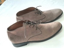 Scarpe uomo Geox Respira n. 43 in pelle scamosciata tortora/grigio