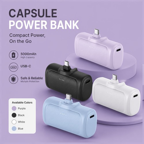 Compact 5000mah portable - compact,