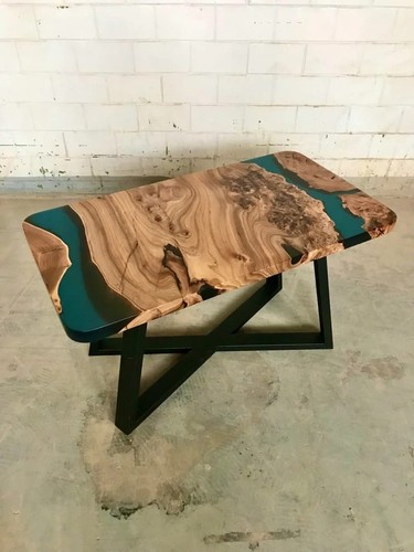 Green handmade ocean waves - handmade,