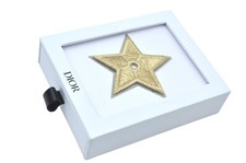Autentica spilla stella oro