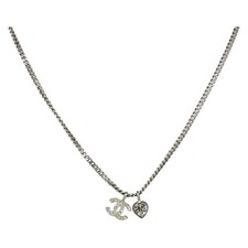 Collana CHANEL metallo argento