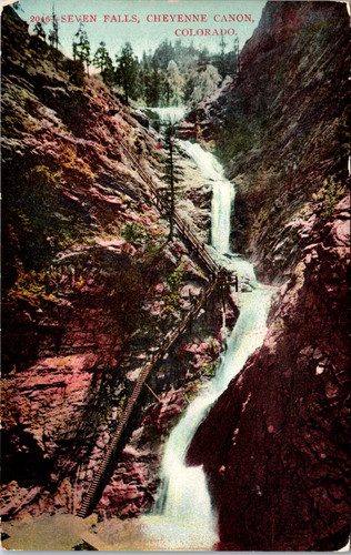 Cartolina sette cascate - le,