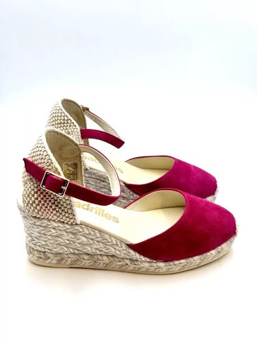 Zeppa espadrilles camoscio - espadrilles, in