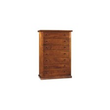 CASSETTIERA MOBILETTO 7 CASSETTI ARTE POVERA CLASSICO NOCE SCURO CAMERA