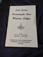 1966 Sacramento Masonic Roster