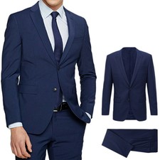 Abito Uomo blu Navy Elegante