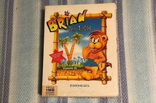 COMMODORE AMIGA BRIAN THE LION PSYGNOSIS FLOPPY 3.5'' 1MB CIB COMPLETE IN BOX