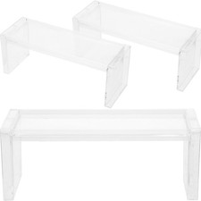  3 Pcs Espositore Per Prodotti Scaffale Vetrina Action Figure Profumi