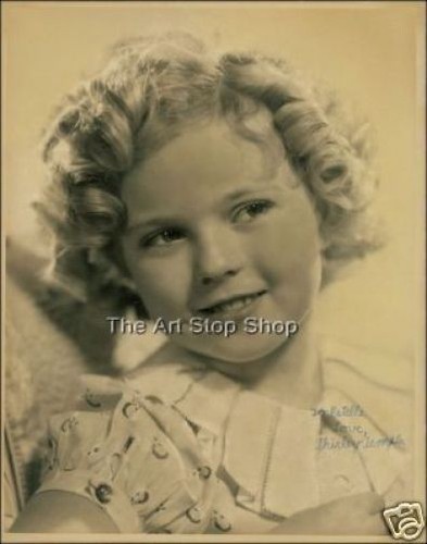 Shirley temple signed photo - signed,