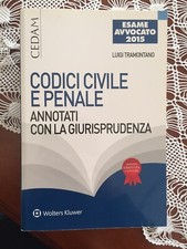 CODICE civile e penale CEDAM TRAMONTANO 2015 annotato con giurispr. con addenda