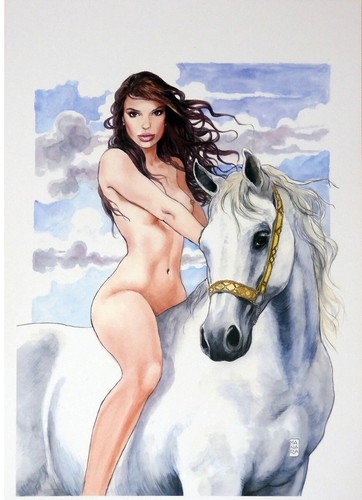 Milo manara omaggio emily - milo,