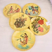 set di piattini in bambu, 5 pz