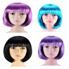 Parrucca Capelli Frangia Caschetto Corti Lisci Bob Sintetica Qualit� L.3314
