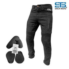 Moto denim jeans pantaloni