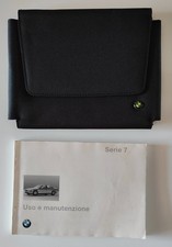 BMW Serie 7 E38 libretto / manuale uso manutenzione, con custodia