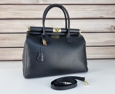 Elegante borsa tote in pelle