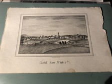 Castel S. Pietro Veduta + S.ta  Maria Maggiore  Corty 1844