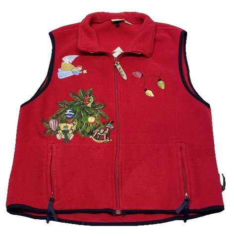 Gilet vintage woolrich rosso - gilet,