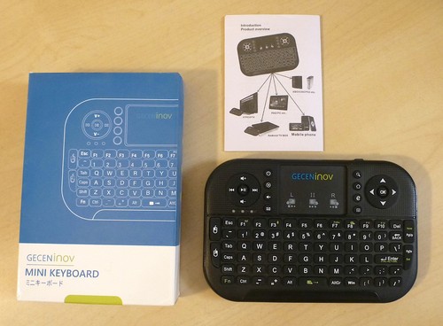 Mini teclado qwerty touchpad - mini, +