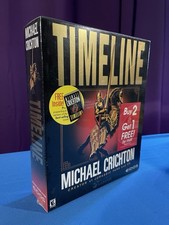 Timeline Big Box Computer Game Authentic CDROM (PC, 2000) Michael Crichton