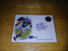 2008 Press Pass JORDY NELSON Firme Bronzo Rookie Auto. Packers. RC. Kansas St