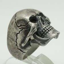 Anello biker argento sterling