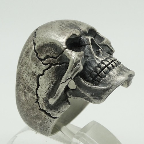 Anello biker argento sterling