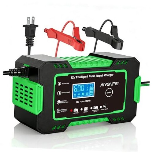 Caricabatteria verde 12v - 6a,